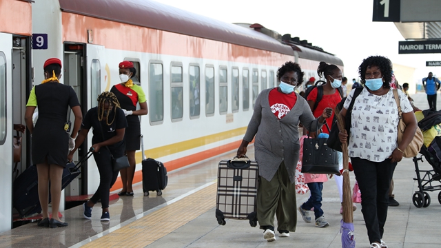 肯尼亚蒙内铁路内罗毕站。新华社图